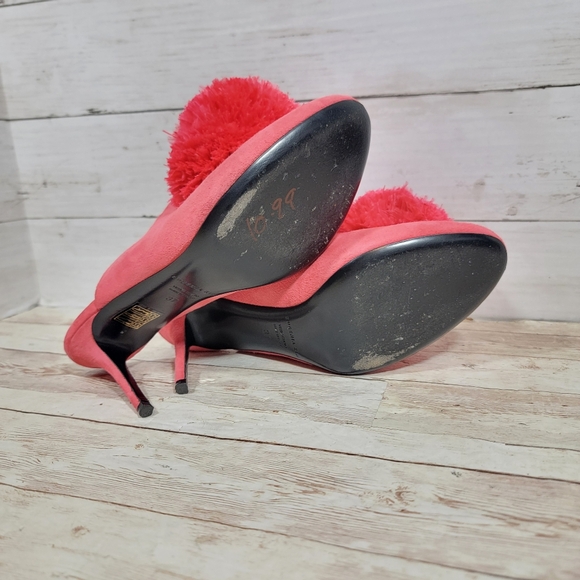 Eugenia Kim feather pom mule heels - Picture 10 of 11